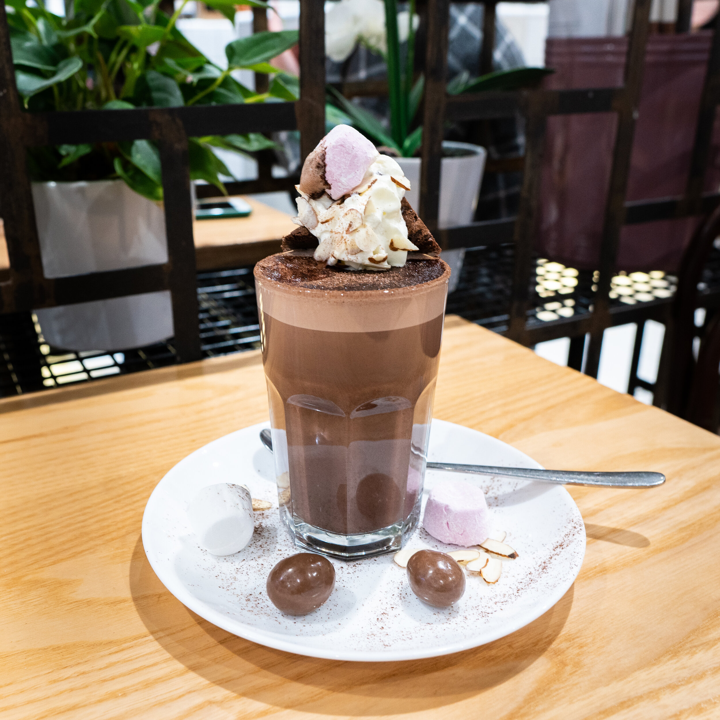 Almond Brownie Hot Chocolate